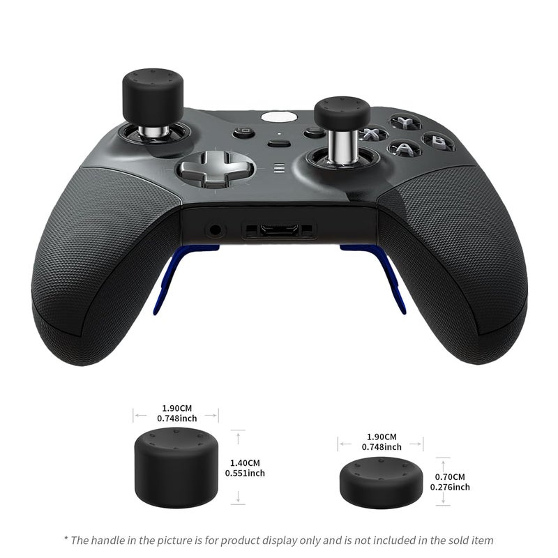 KD.FLY 13-in-1 Metal Thumbsticks Replacement Kits for Xbox Elite Series 2, Xbox Elite 2 Controller Accessories, Includes Magnetic Joysticks, Paddles, Silicone Caps, Storage Bag, Blue - Image 5